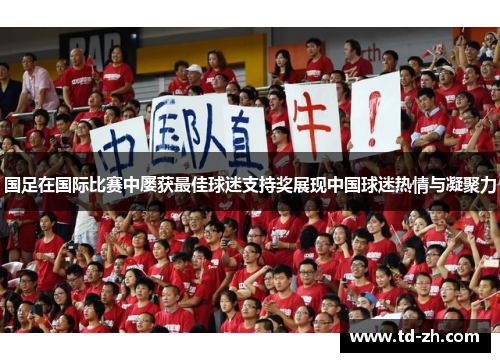 国足在国际比赛中屡获最佳球迷支持奖展现中国球迷热情与凝聚力
